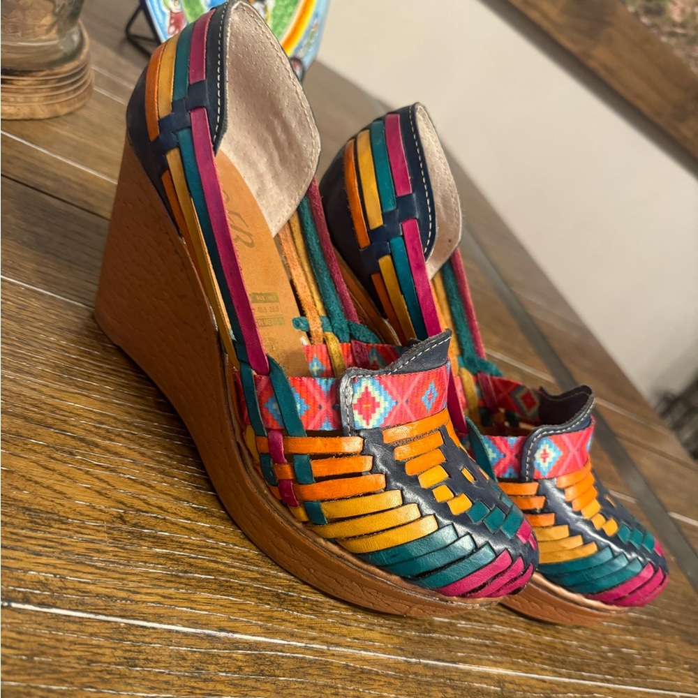 Mexican High heel huarache sandal